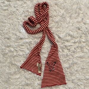 American eagle vintage Y2K Striped Red Scarf